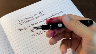 Pilot Custom Heritage 912 FA Nib with Ebonite Feed [upl. by Alta]