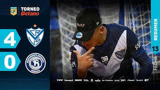 VÉLEZ 4  0 INDEPENDIENTE RIVADAVIA I Resumen del partido  TorneoBetano 2024 [upl. by Tegdirb]