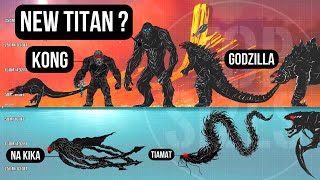 MonsterVerse Titans  Size Comparison  Godzilla x Kong New Titan [upl. by Arrak]