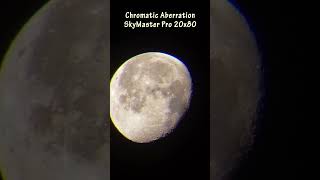 Chromatic Aberration of Celestron SkyMaster Pro 20x80 Binoculars [upl. by Biernat]