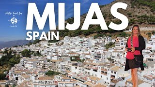 Beautiful MIJAS Costa del Sol 🌞🇪🇸  MALAGA SPAIN Day Trip [upl. by Dotson]