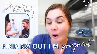 Finding Out I’m PREGNANT amp Testing With My Husband  pregnancy test progression  Baby 4 [upl. by Aremus525]