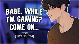 SPICY Relaxing Your Gamer Boyfriend Under the Desk Boyfriend ASMR Roleplay [upl. by Nuawed]