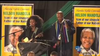 Zahara and Mbuli sing Madiba tribute song [upl. by Sonitnatsnoc]