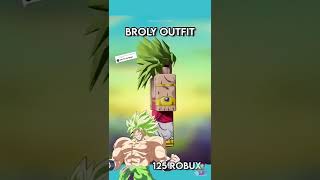 How To Make Brolly  Dragon Ball Z  Roblox  shorts [upl. by Neeruan290]