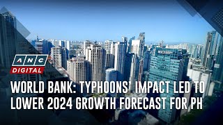 World Bank Typhoons’ impact led to lower 2024 growth forecast for PH  The World Tonight [upl. by Strickman873]