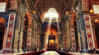 ВАТИКАН Базилика Святого Петра в Ватикане VATICAN ROME ITALY [upl. by Marrin]