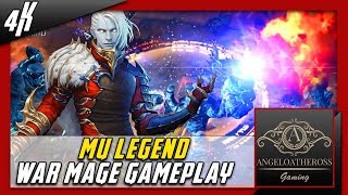 Mu Legend War Mage Gameplay Character Creation Skill Preview 4K HD [upl. by Noonberg102]