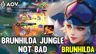 AOV  BRUNHILDA GAMEPLAY  IN JUNGLE NOT BAD  ARENA OF VALOR LIÊNQUÂNMOBILE ROV COT [upl. by Ytsim179]