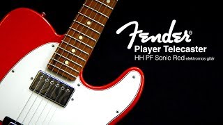 Fender Player Telecaster HH PF Sonic Red elektromos gitár [upl. by Yebba]