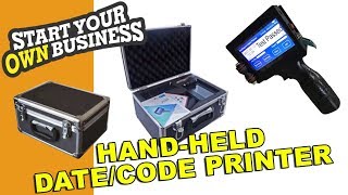 MULTIPURPOSE BATCH CODING AND PRINTING MACHINE  HAND HELD HP inkjet FULL TUTORIAL [upl. by Jasen]