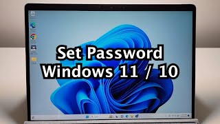 How to Set Password on Windows 11 or 10 PC [upl. by Bernardina]