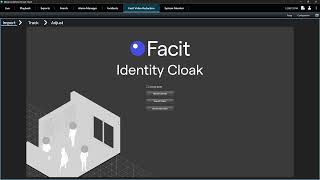 Demonstração do software Identity Cloak da Facit para o Milestone XProtect [upl. by Yellhsa]