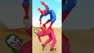 Who is Stronger Spiderman vs Joker Venom Aquaman gta spiderman funnyvideo homemaranha [upl. by Budwig]