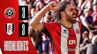 Sheffield United 33 Fulham  Premier League highlights [upl. by Enylodnewg]