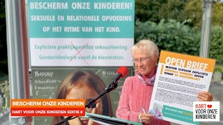 De organisatie Bescherm onze Kinderen spreekt op Hart voor onze Kinderen 9 op 280924 [upl. by Millan]