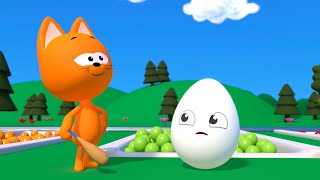 Eggs Colouring  Kote Kitty Games for Babies [upl. by Kiele]