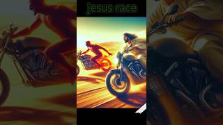 Jesus race with the devil Shorts short funny race cartoon jesuschrist jesus comedyvideos [upl. by Atikehs]