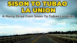 Drive from Sison Pangasinan to Tubao La Union entry to road to Baguio City [upl. by Suiramed]