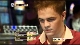 Quads over quads Andrew Robl vs Toby Lewis Partypoker World Open [upl. by Noletta]