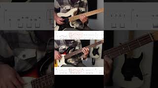 Play this with your guitar friend intermediateadvanced basstabs slapbass guitartabs [upl. by Rust]