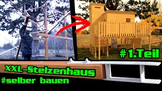 DIY Spielturm  Baumhaus selber bauen 1Teil [upl. by Spear229]