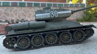 TAIGEN 116 RC  RUSSIAN T3485  OBSTACLE TEST [upl. by Gitel246]