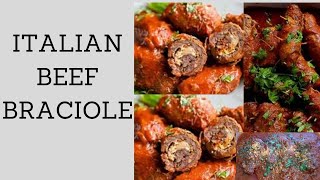 Beef Braciole  How to Make Authentic Italian [upl. by Kin]