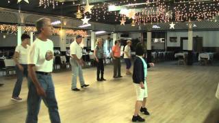 Linedance lesson Stroll Along Cha Cha choreo rodeo cowboys [upl. by Lehcin]