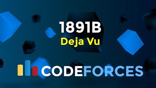 1891B  Deja Vu  Codeforces Round 907 Div 2  Math  Sorting  Codeatic [upl. by Dionis]