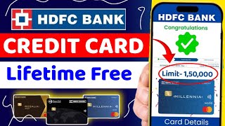 Online HDFC credit Card 2025  HDFC credit Card Apply online  Lifetime free HDFC credit card [upl. by Oned]