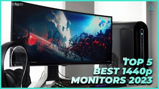 Best Gaming Monitor 2023 Top 5  Best 1440p Gaming Monitors of 2023 [upl. by Dur]