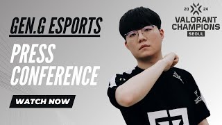 Gen G vs Team Heretics Gen G VCT Champions Seoul Post Match Interview  Esports vctchampions [upl. by Adoc]