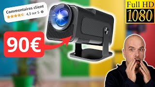 Ce VIDEOPROJECTEUR sous ANDROID pas cher est INCROYABLE HY320 [upl. by Zobias]