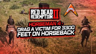 RDR2 Horseman 4  Drag a victim for 3300 feet on horseback [upl. by Alemaj]