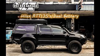 RTT  Dual Battery  Walkaround Hilux on 35s  English [upl. by Ritter711]