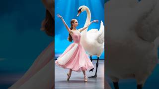 Spellbinding Swan Illusion on AGT stage magic americagottalent agt talent [upl. by Wales]