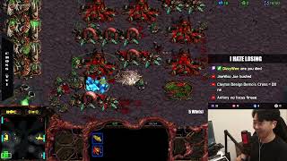 IM A RISK TAKER  Starcraft Fastest Map Ever 2023 [upl. by Arratal]