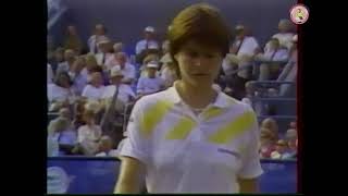 1985 US Open Final  Hana Mandlikova vs Martina Navratilova Part 22 [upl. by Vanzant]