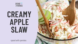 Creamy Apple Slaw [upl. by Einner]