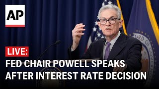 LIVE Federal Reserve Chair Jerome Powell speaks after FOMC meeting [upl. by Baily]