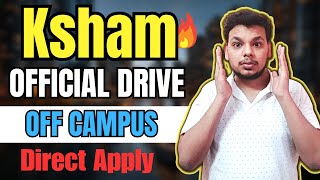 OFF Campus Hirings  Live Direct Test  2025  2024  2023 Batch Hiring  Latest Fresher Jobs [upl. by Laoj]