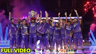 Watch  KKR IPL 2024 Trophy Winning Moments  KKR IPL Trophy Lifting Moments [upl. by Pedaiah]