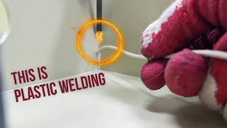 How to Welding Plastic PP Polypropylene [upl. by Ahsimat]