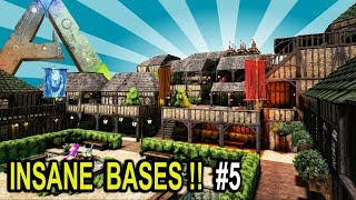 🏡 ARK INSANE BASES SHOWCASE PART 5  Ark Survival Evolved Base Build Showcase [upl. by Naerol]