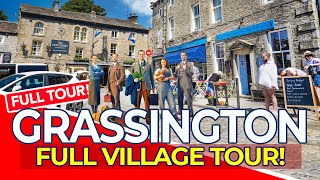 GRASSINGTON  Full Tour of Grassington Yorkshire All Creatures Great And Small Filming Locations [upl. by Kinnie]