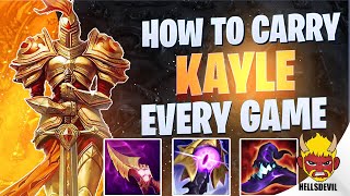 WILD RIFT  How To Carry EVERY GAME On Kayle Jungle  Challenger Kayle Gameplay  Guide amp Build [upl. by Atiral]