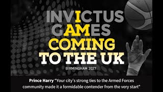 Invictus Games is coming to Birmingham 2027 [upl. by Sophey146]