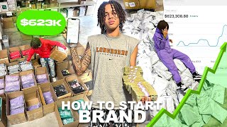 How to ACTUALLY start a clothing brand in 2024 7 FIGURES [upl. by Nnewg90]