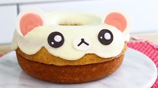 How to Make a Giant Bear  Korilakkuma Donut [upl. by Arraeis]